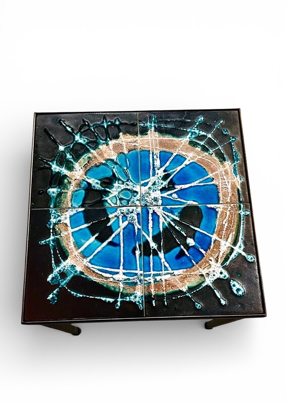 F 468 AS Ceramic tiles side tables by Belarti, (sold separatly )