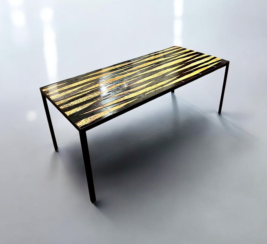 F 468 AS Ceramic Times coffee table signed J. Belarti 