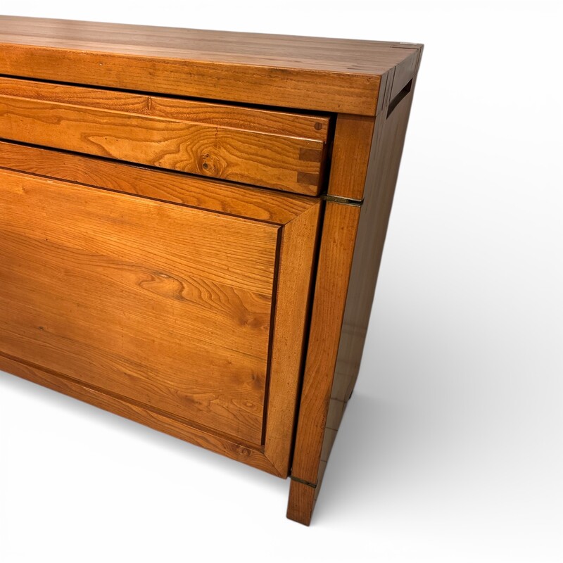 F 469 JFC Pierre Chapo R08 Sideboard Buffet, Elm Wood, France 1960
