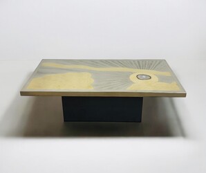 F 470 AG coffee table by Georges Mathias signed Ca 1980