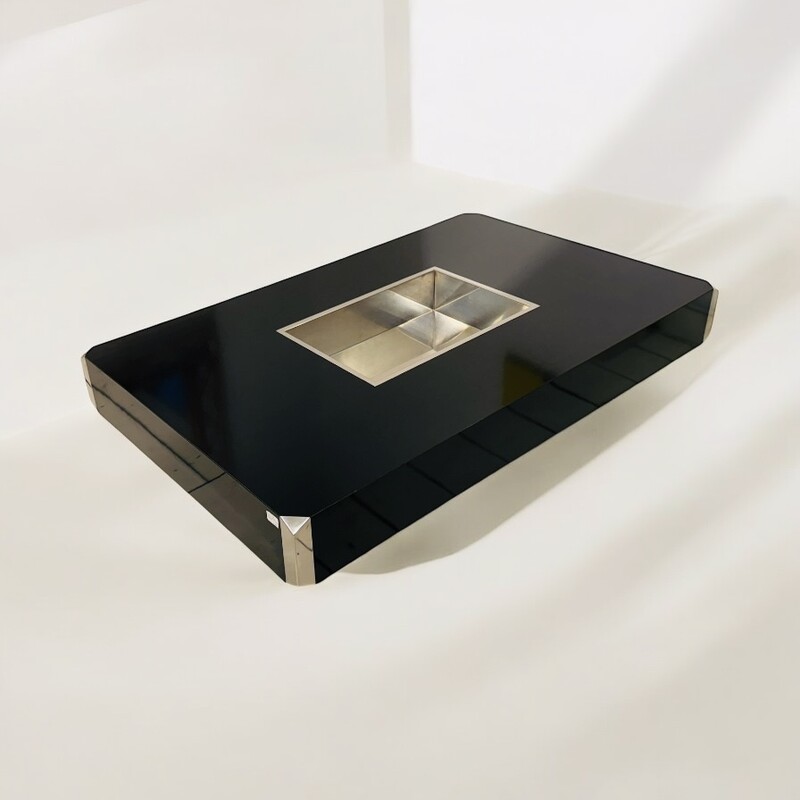 F 471 OB coffee table by Willy Rizzo Ca 1970
