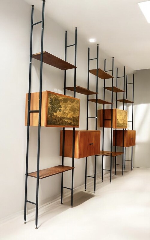 F 472 CW Large Italian wall unit, 1950’s