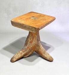 F 473 DAN rustic plant holder / stool 