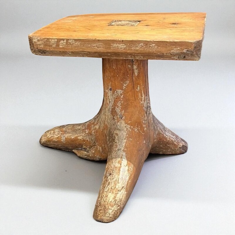 F 473 DAN rustic plant holder / stool 