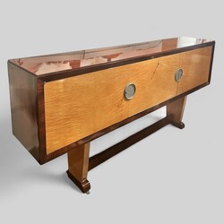 F 475 AS art deco sideboard - bar,  polished wood, circa 1930