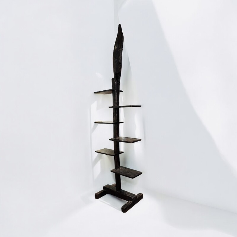 F 476 AV/AG wooden shelve tribal XIX century 