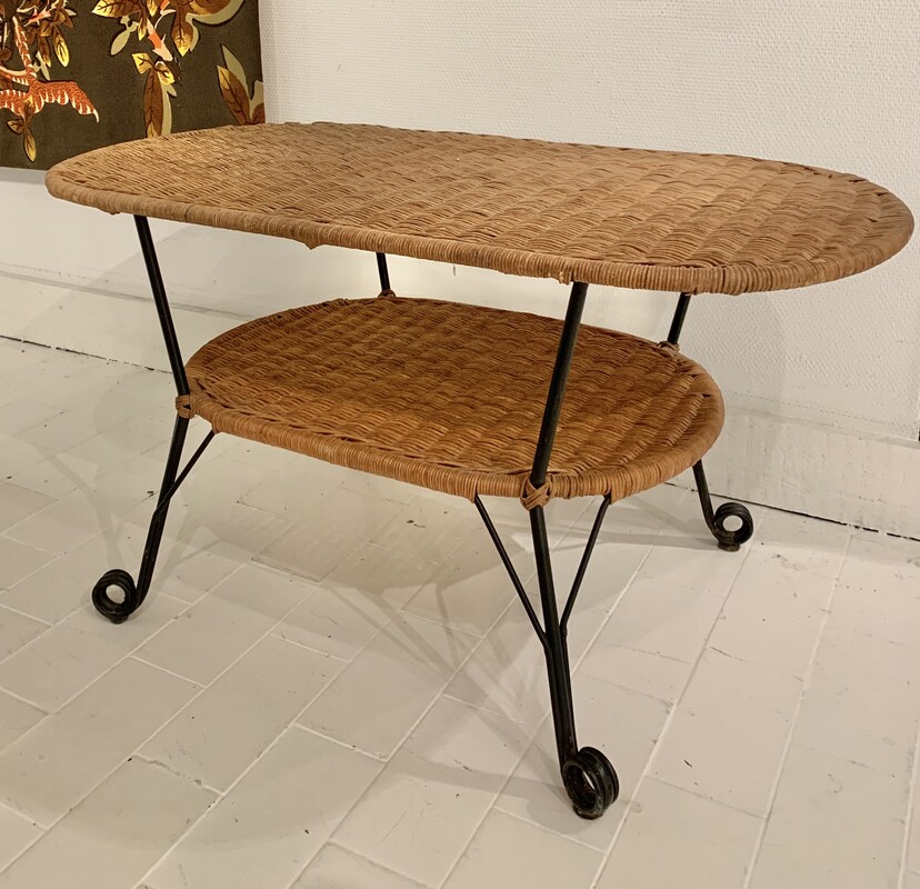 F 477 AG rattan coffee table 