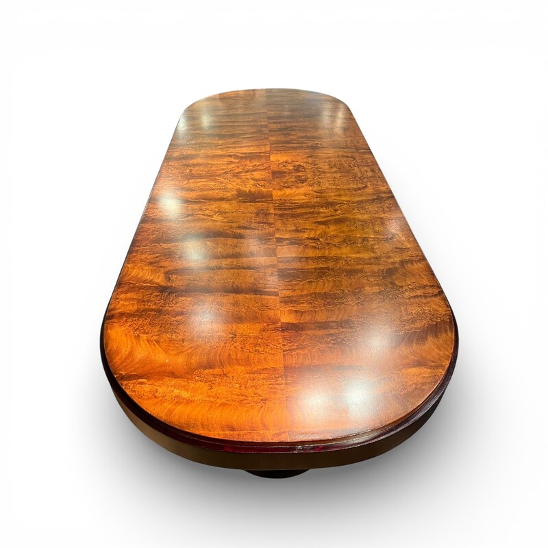 F 477 AS large «  paquebot style » art deco table, circa 1925