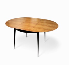F 486 CK round - ovale dining table by Alfred Hendrickx