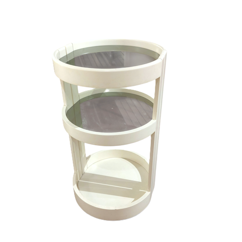 F 488 JC Rolling trolley bar lacquer wood Italy 1980s