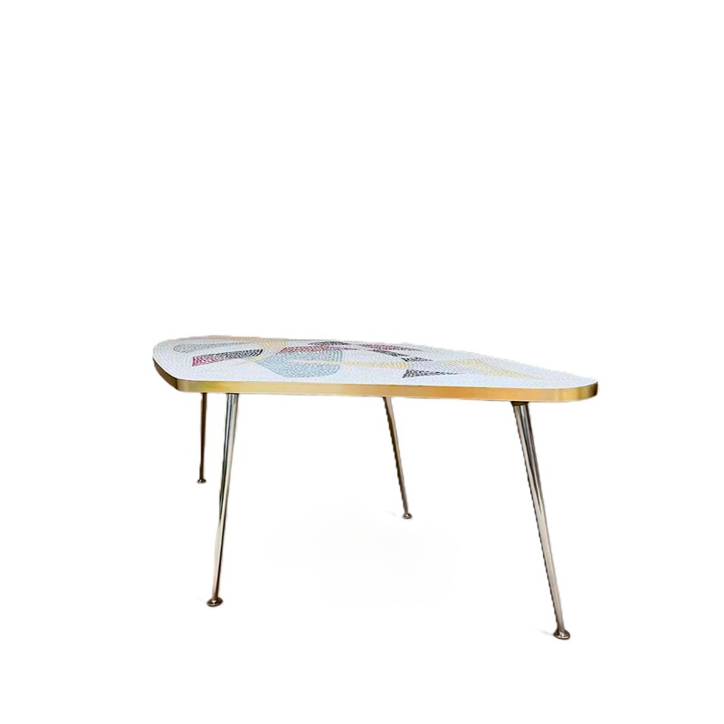 F 489 JC Mosaic coffee table by Berthold Muller 1950s
