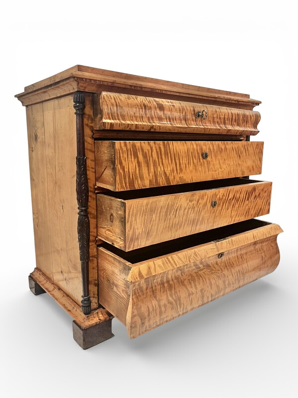 F 491 AS Biedermeir chest of drawers, circa 1840