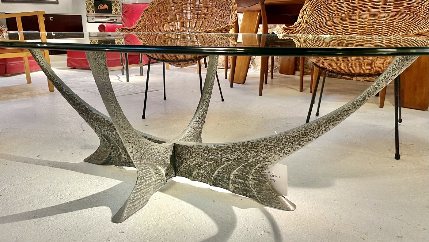 F 493 AG Brultalist coffee table by Willy Ceysens, 1970’s