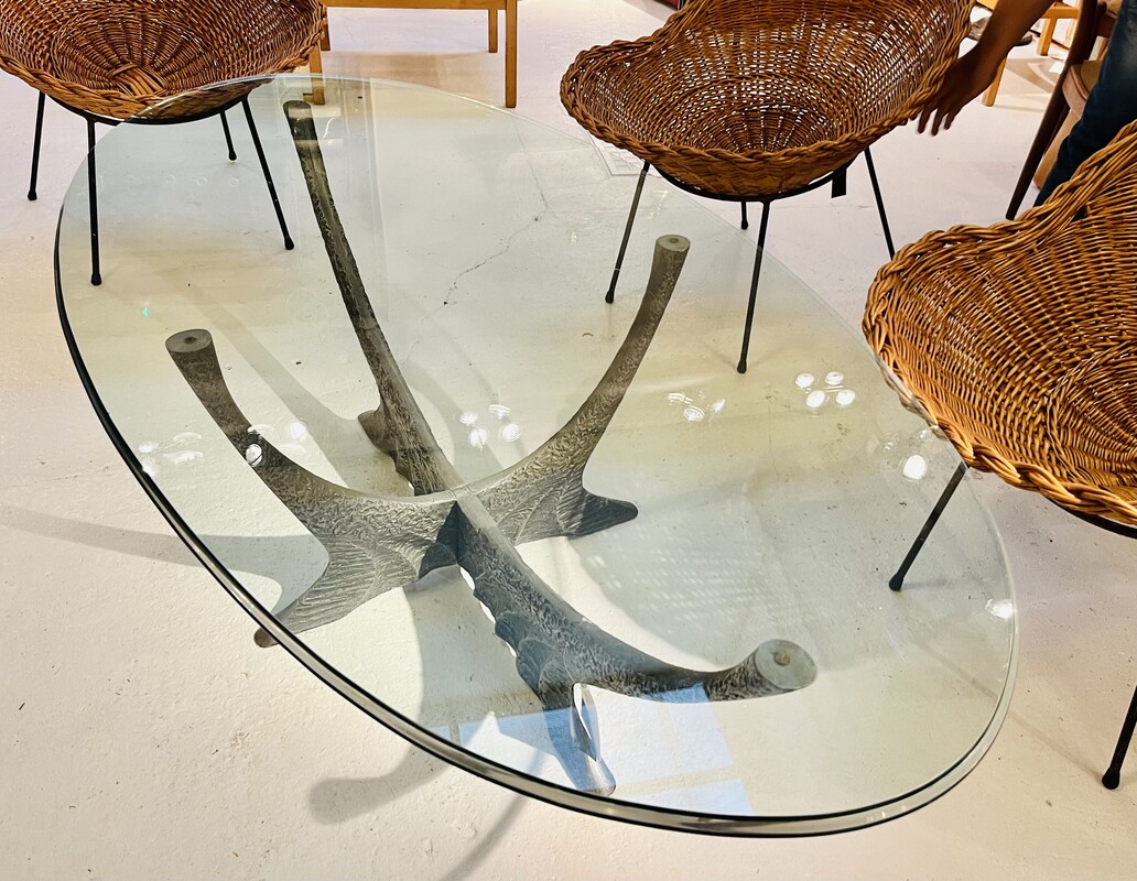 F 493 AG Brultalist coffee table by Willy Ceysens, 1970’s