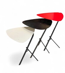 F 498 FL set of 3 nesting tables att to Michel Buffet, 1950’s 