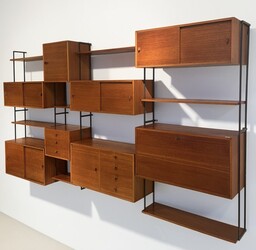 F 498 SC Teak wall unit 
