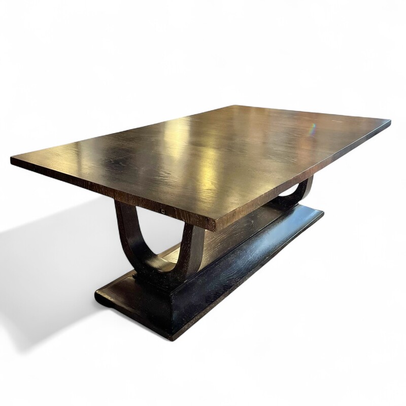 F 499 YD extendable art deco dining table by  R. & M. CARLHIAN DÉCORATEURS,Paris, 1938