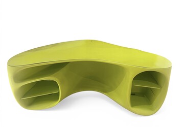 F 502 APO/AV Green desk by Philippe Starck for Vitra, model Baobab