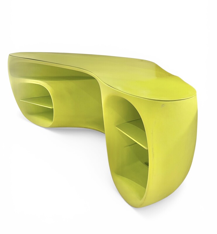 F 502 APO/AV Green desk by Philippe Starck for Vitra, model Baobab
