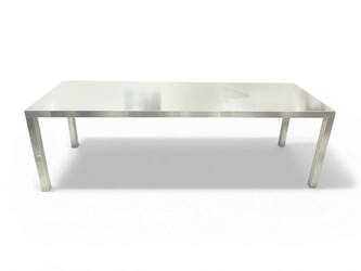 F 503 APO/AV aluminium dining table att to Maarten Van Severen