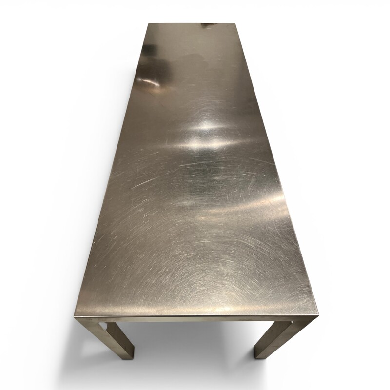 F 503 APO/AV aluminium dining table att to Maarten Van Severen