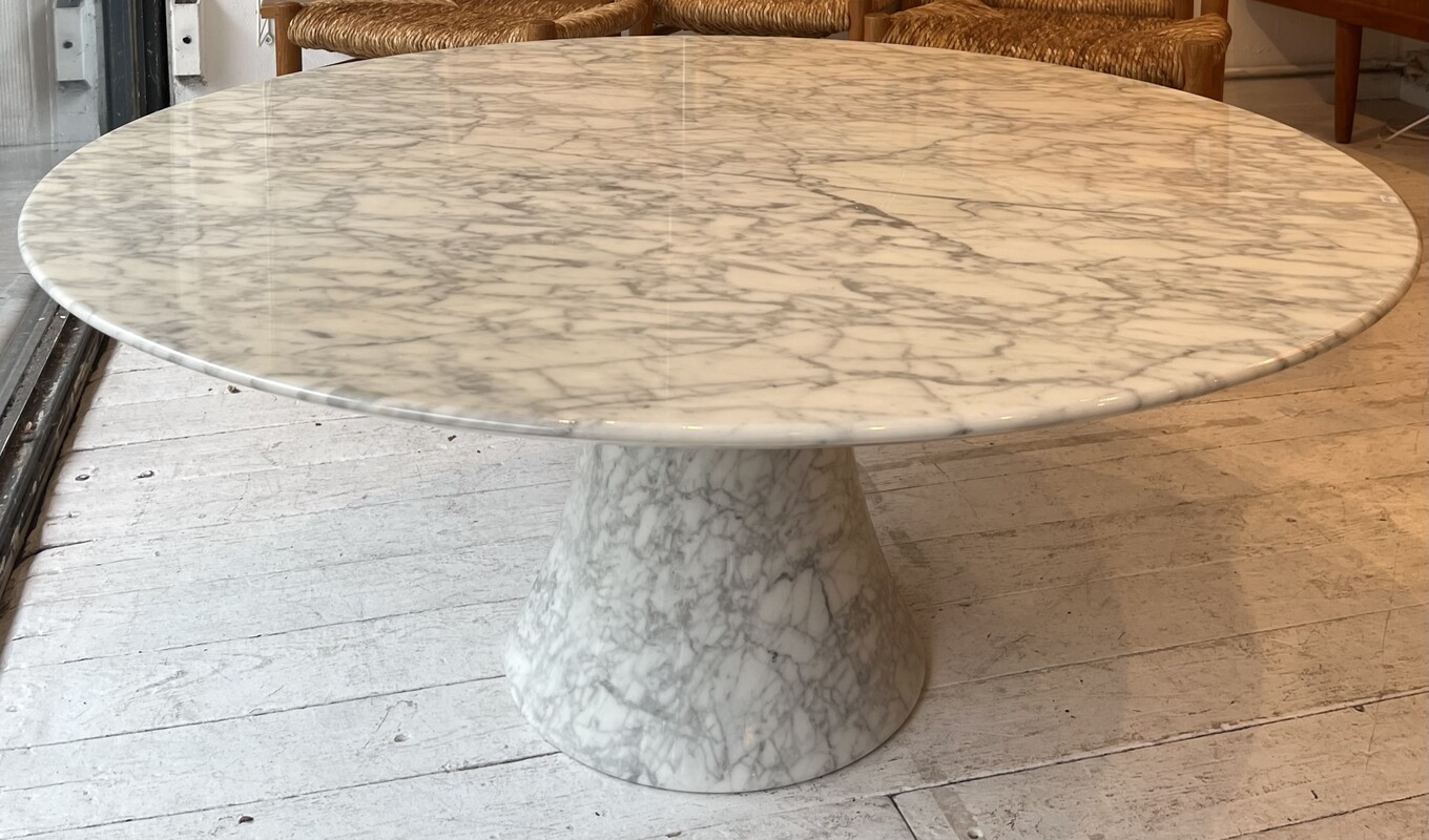 F 525 SC round marble coffee table 