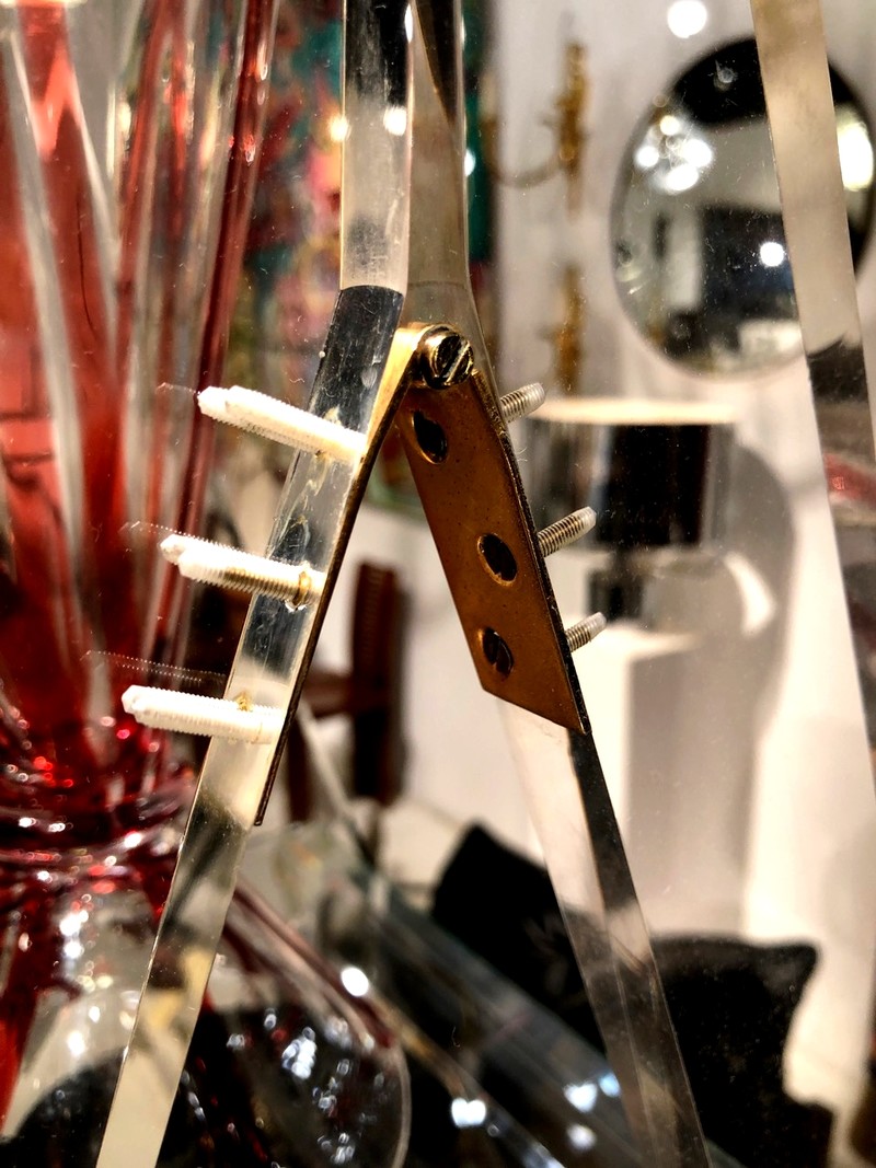 F 533 AG Lucite shelve 1980s