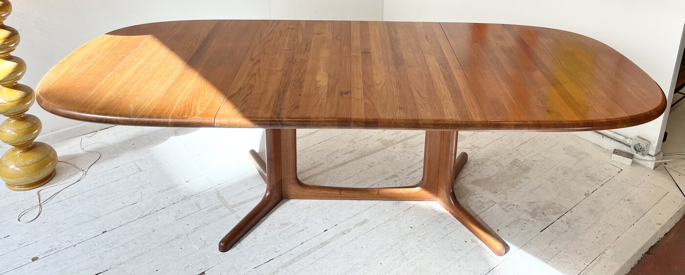 F 556 SC Dining Table in Teak by Niels Otto (N. O.) Moller for Gudme Mobelfabrik