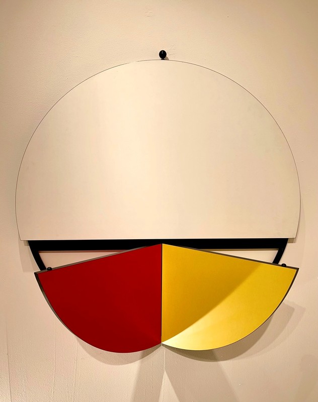F 624 AV Adjustable breakfast table typ Mondrian by Giorgio Manzali for Bonaldo Italy 1980s