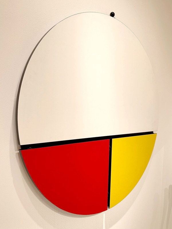 F 624 AV Adjustable breakfast table typ Mondrian by Giorgio Manzali for Bonaldo Italy 1980s
