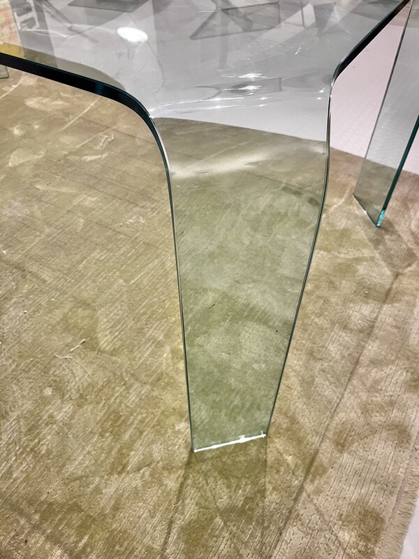 F 698 GOT glass dining table - desk by Vittorio Livi for Fiam