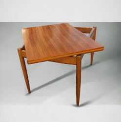 F 713 JC Adjustable dining table rosewood 1960s