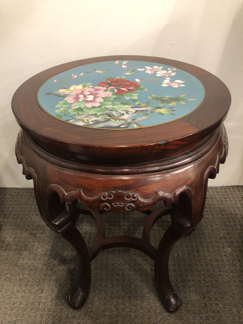 F 828 enameled chinese table, circa 1950