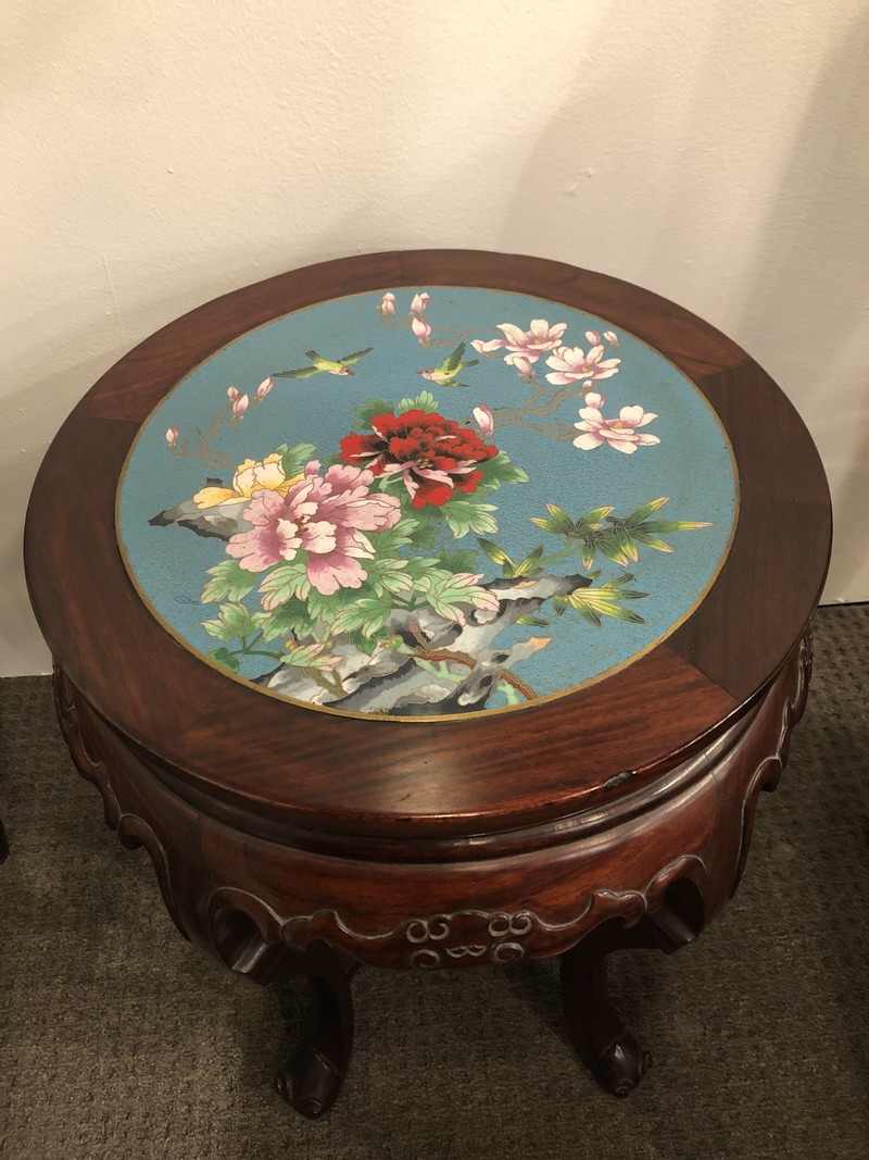 F 828 enameled chinese table, circa 1950