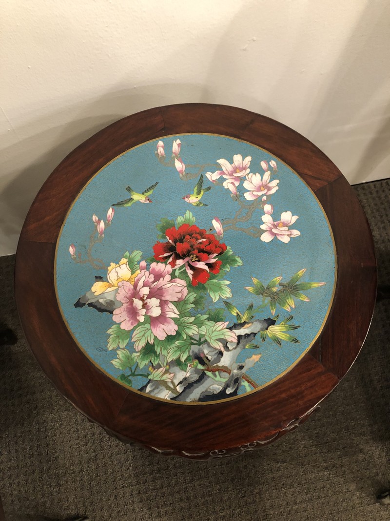 F 828 enameled chinese table, circa 1950