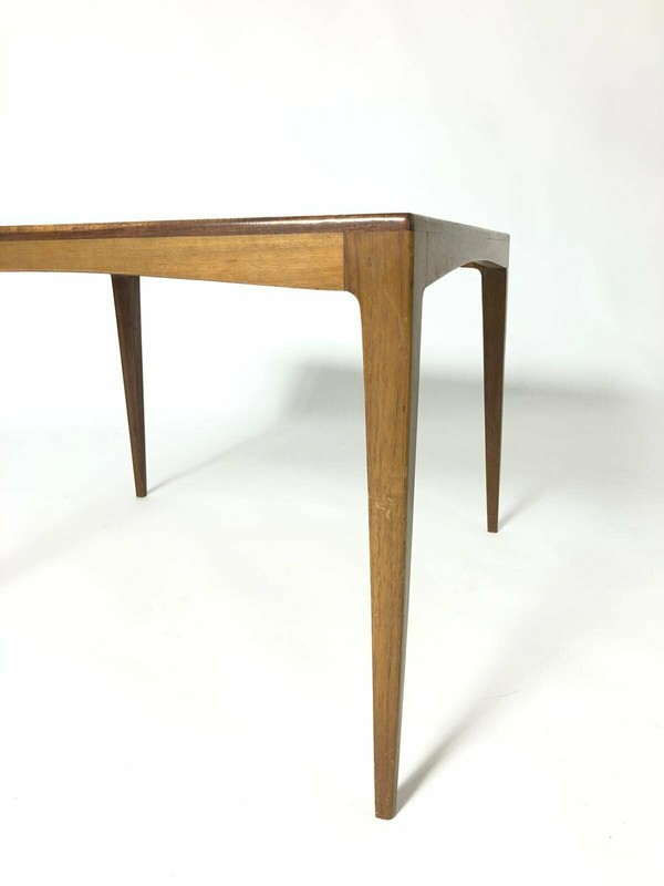 F 832 JC Wallnut side table 1970s