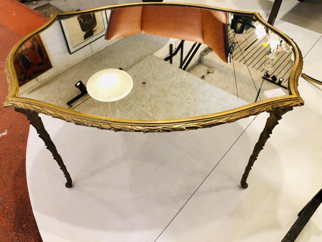 F 856 AG coffee table by maison Baguès