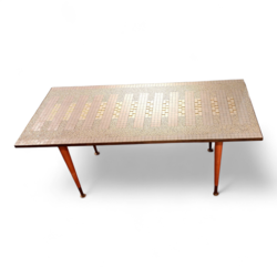 F 890 JC Mosaic coffee table by Berthold Muller 1960s