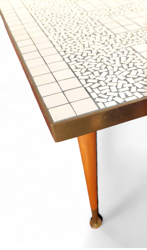 F 890 JC Mosaic coffee table by Berthold Muller 1960s