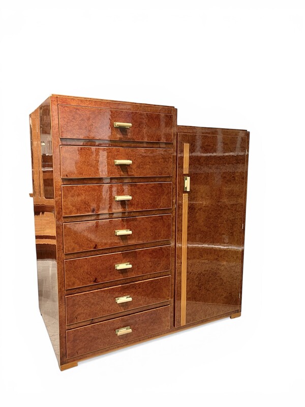 F 892 AS modernist chest of drawers , completely repolished,1930’s
