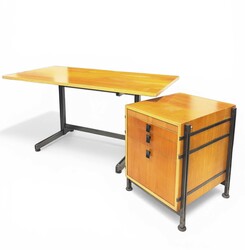 F 895 PL desk by Jules Wabbes for Mobilier international, 1965