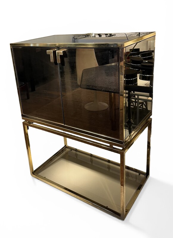 F 896 JFC vintage bar with mirrors, 1980’s