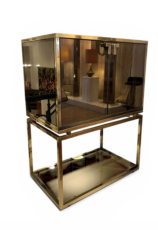 F 896 JFC vintage bar with mirrors, 1980’s