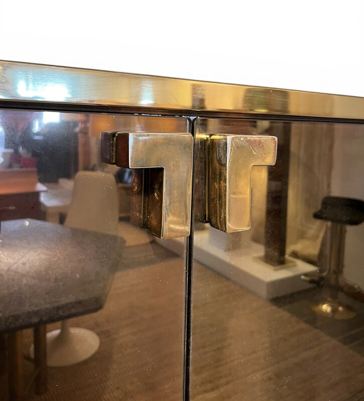 F 896 JFC vintage bar with mirrors, 1980’s