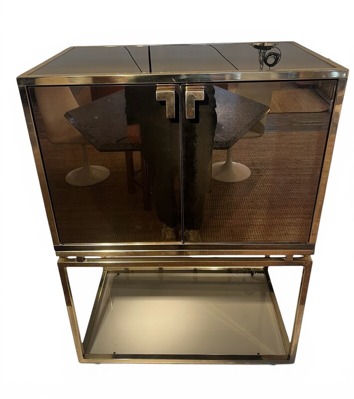 F 896 JFC vintage bar with mirrors, 1980’s