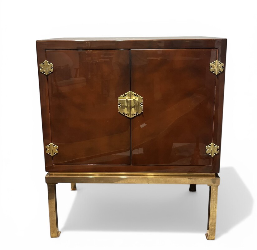 F 908 PL Guy Lefevre cabinet for Maison Jansen, 1970