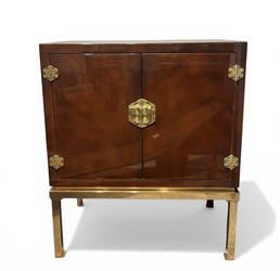 F 908 PL Guy Lefevre cabinet for Maison Jansen, 1970