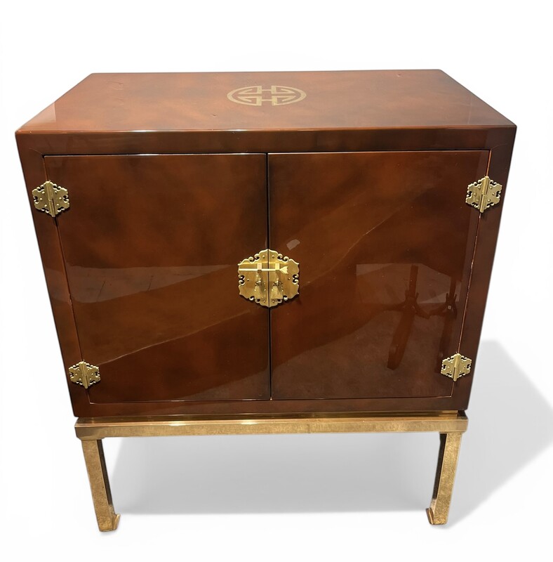 F 908 PL Guy Lefevre cabinet for Maison Jansen, 1970