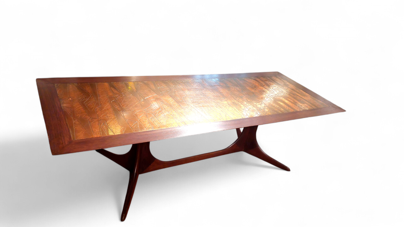 F 913 JC Brutalist coffee table 1970s