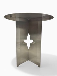 F 918 PL steel side table by Alexandre de Betak for Louis Vuitton